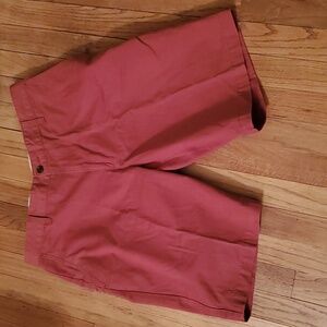 Dockets men"s rust color cotton shorts size 34